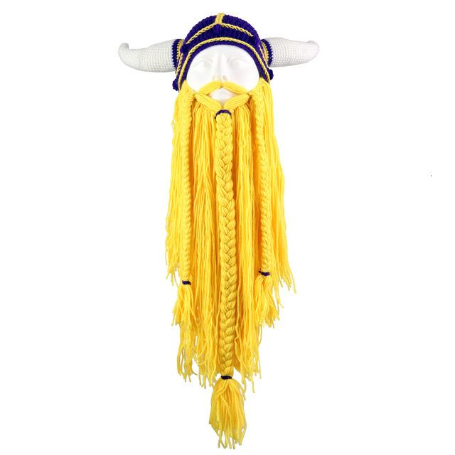 Hat And Yellow Beard-l 58-60cm