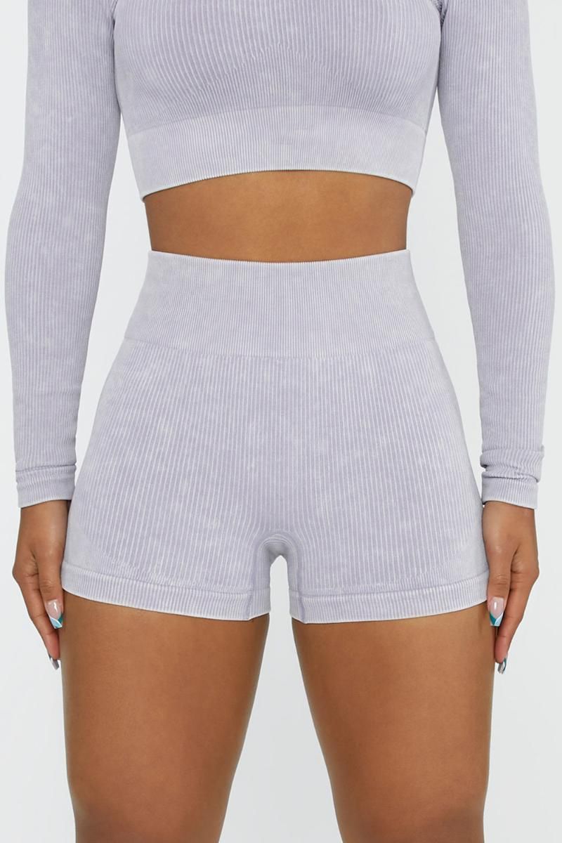 light purple shorts