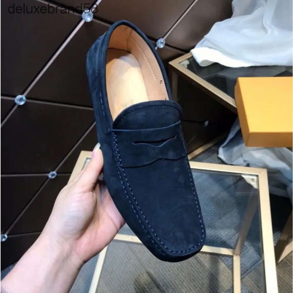 Louis Vuitton LV Вы Scarpe Eleganti Da Uomo Pigre In Pelle