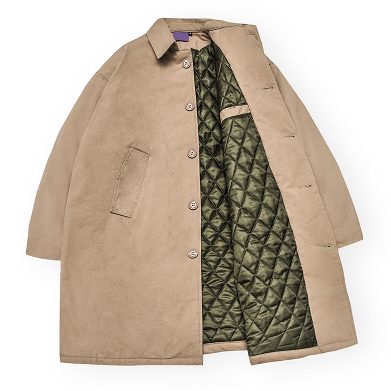 khaki quilted