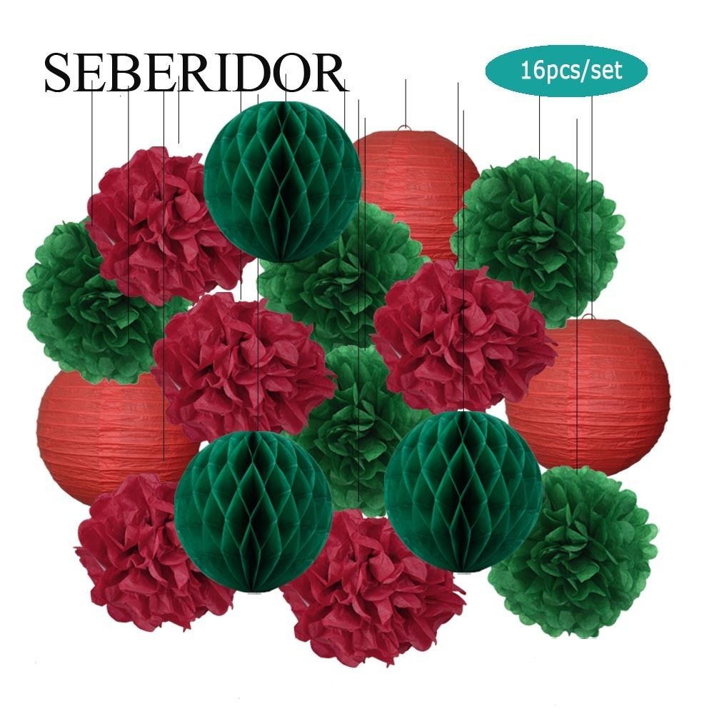 Conjunto verde vermelho-12 polegadas (cerca de 30 cm)-l