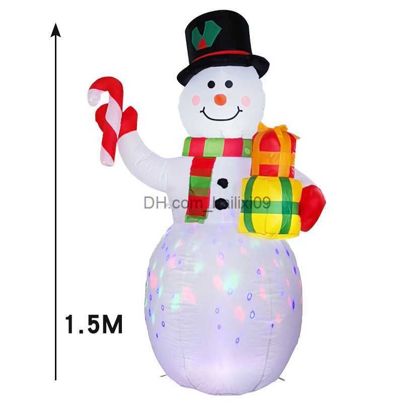 Plugue Novo Reino Unido Boneco de Neve de 1,5 m