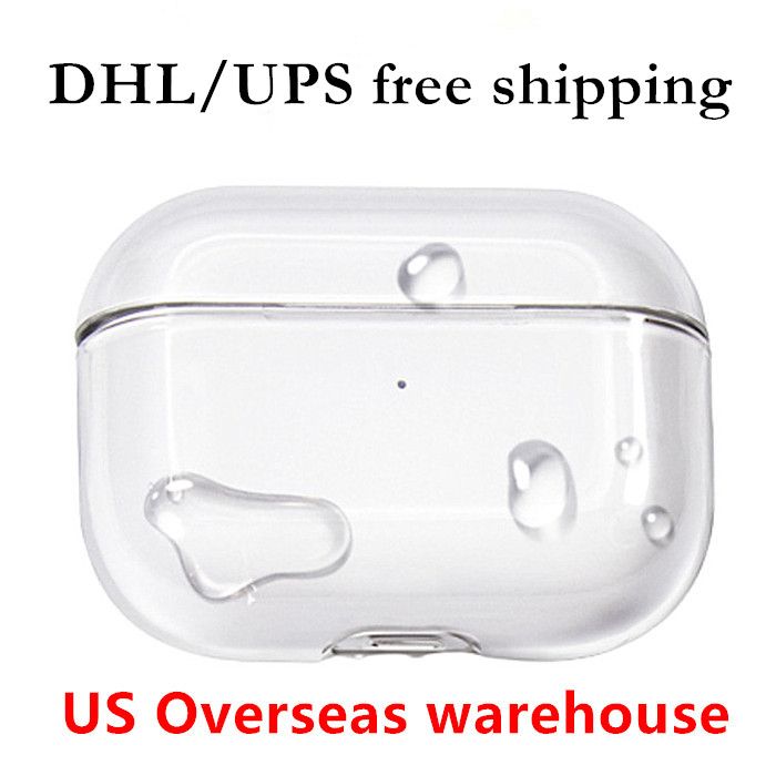 For Apple AirPods Pro 2nd generation Luxruy Shockproof Silicone Clear Case  Cover