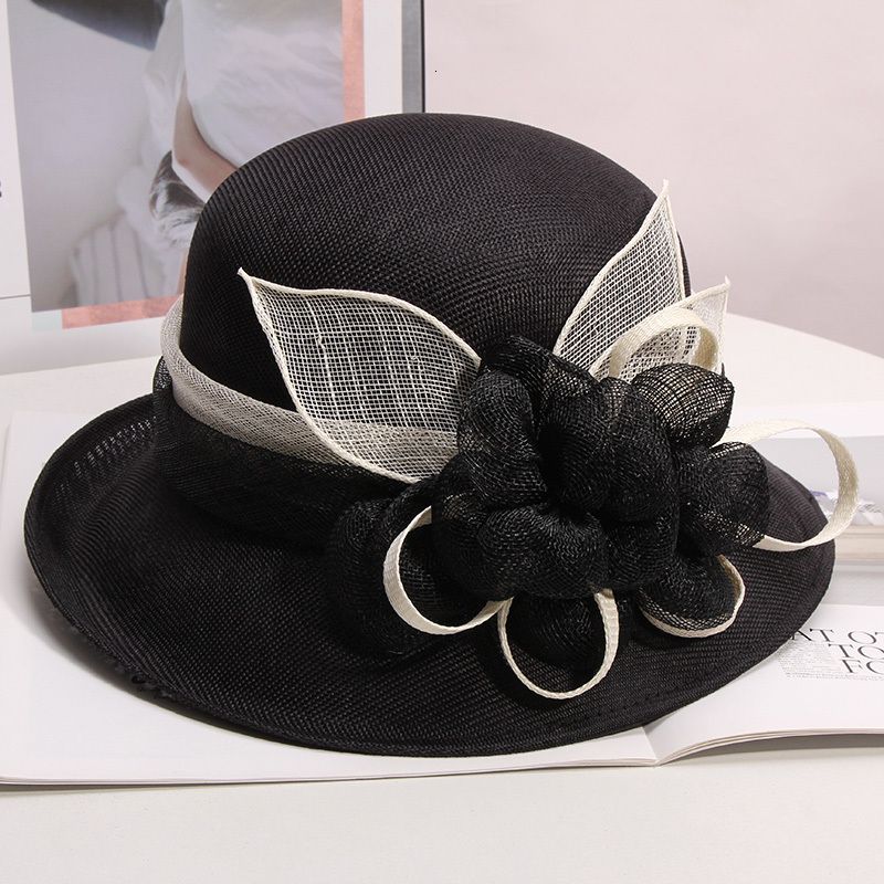 chapeau en lin - noir