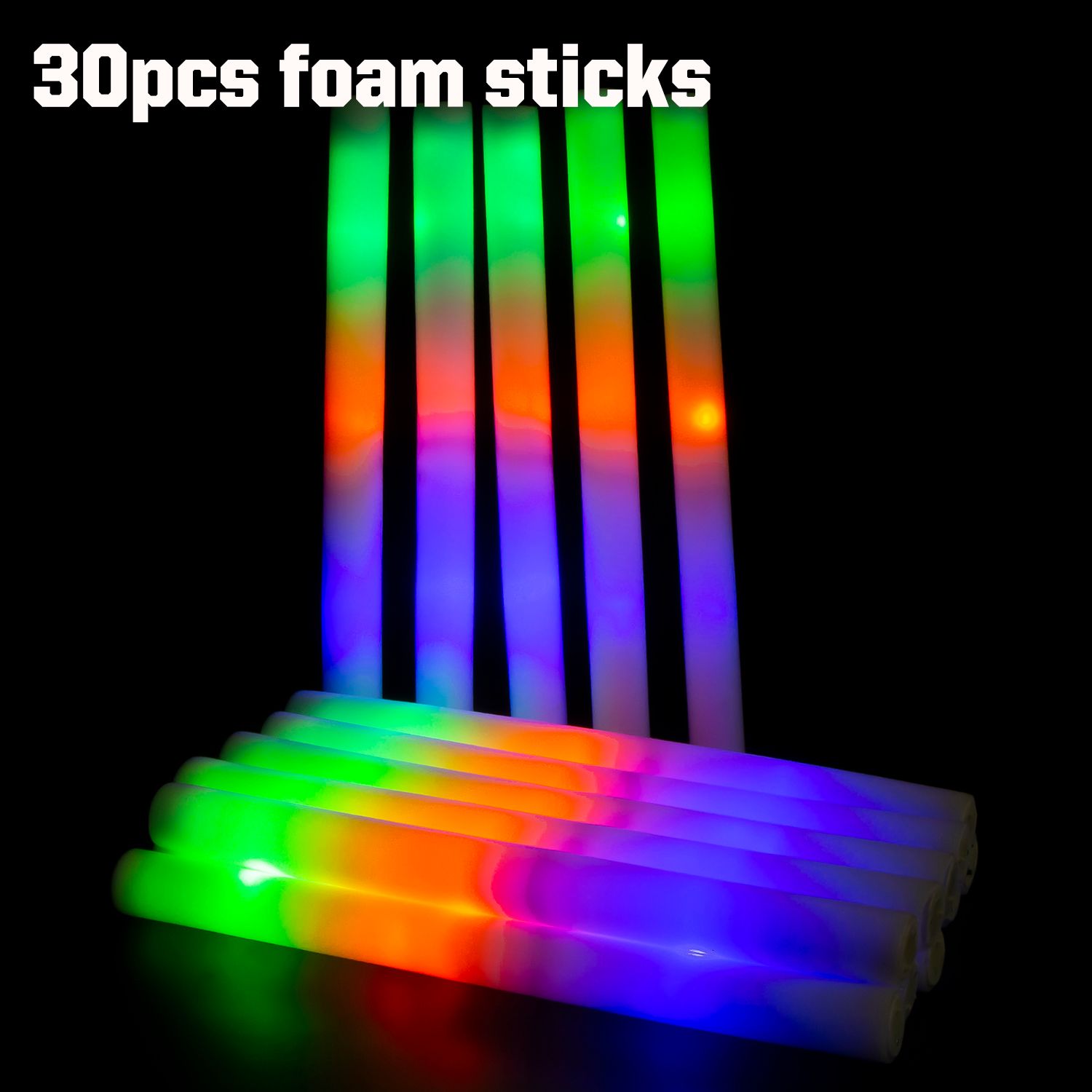 30 Foam Sticks