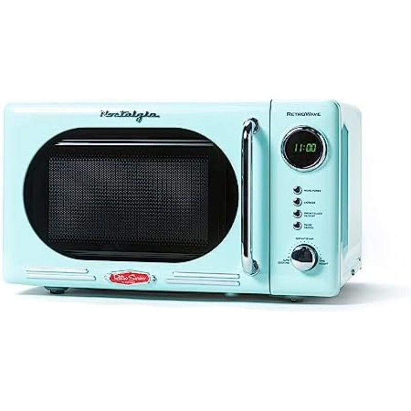 Retro Compact Countertop Microwave Oven, 0.7 Cu. Ft. 700 Watts With LED  Digital Display, Child Lock, Easy Interior, Red From Outdoormk, $833.42