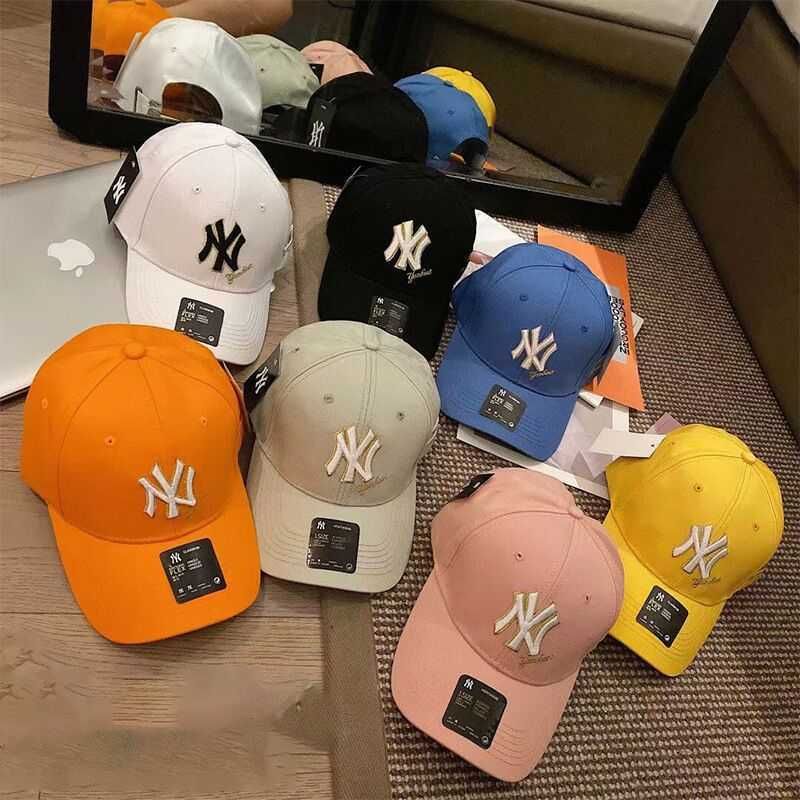 Korean Leather New York style baseball cap #008