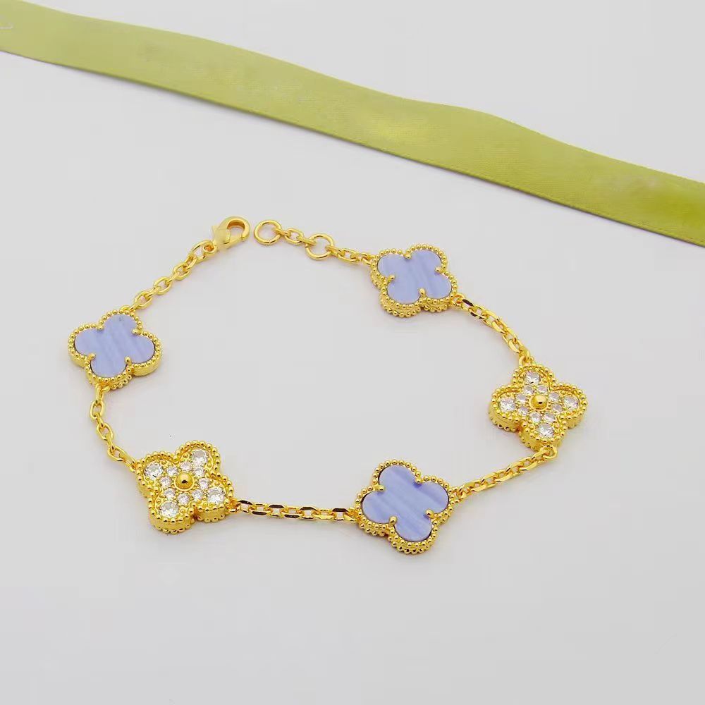 gold purple diamond bracelet