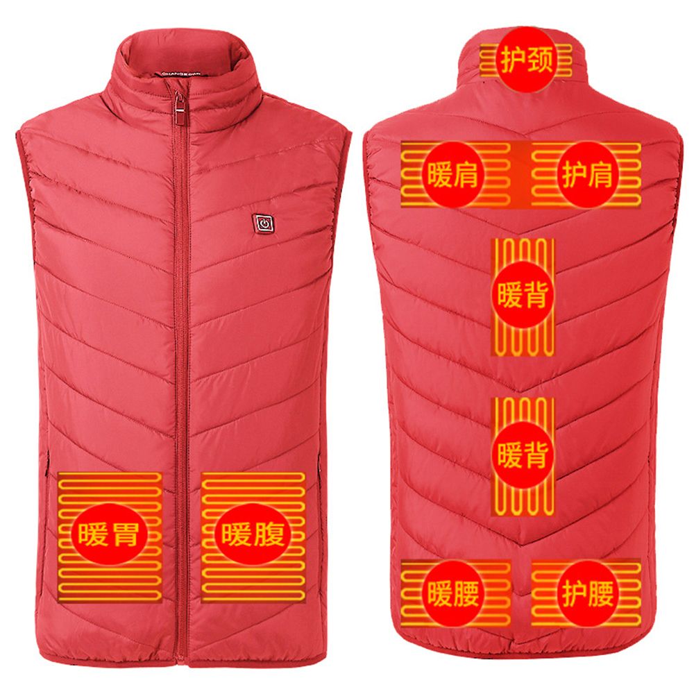 gilet riscaldato-rosso