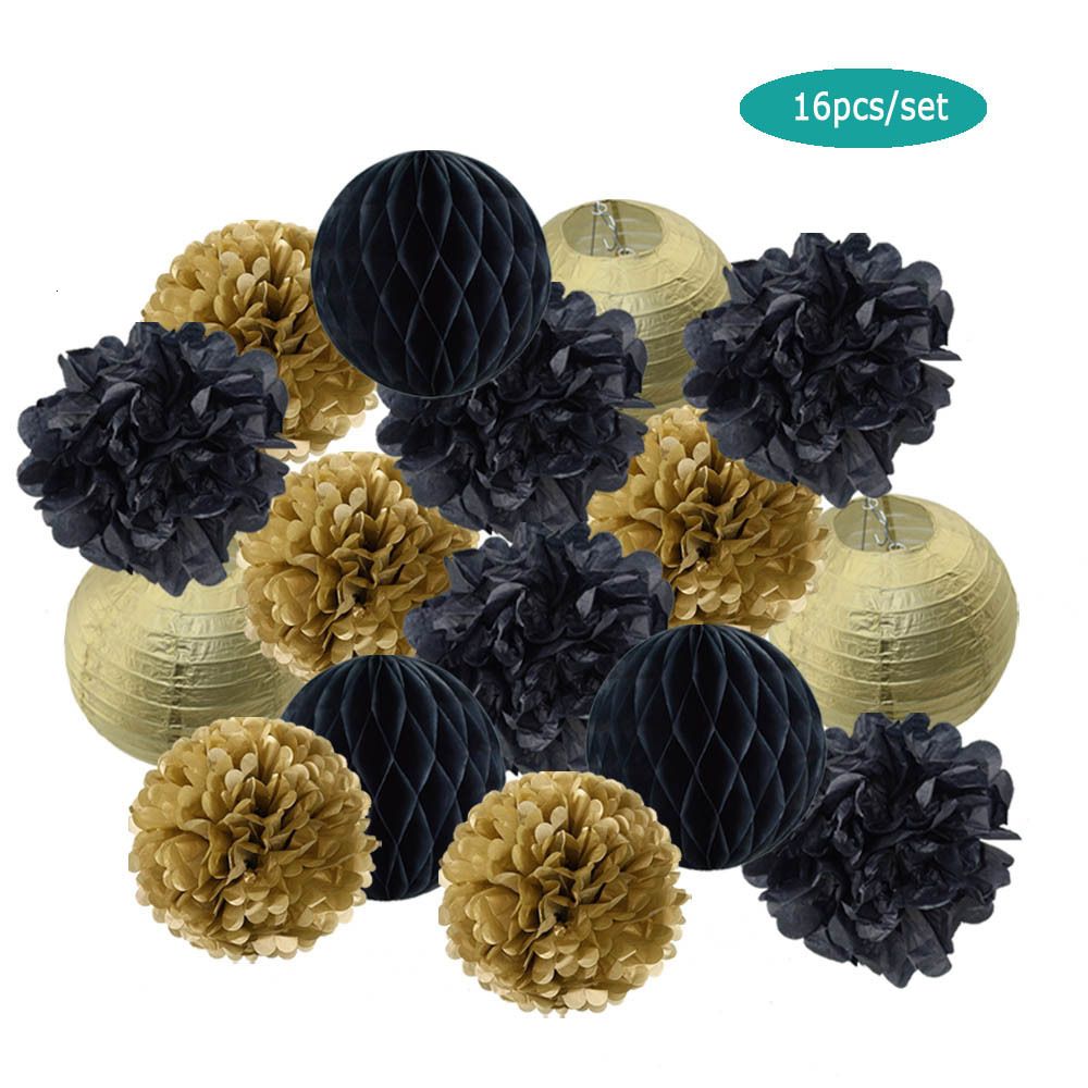 Gold Black Set-6inch (cerca de 15cm) -xs