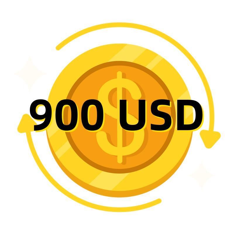900 dólares