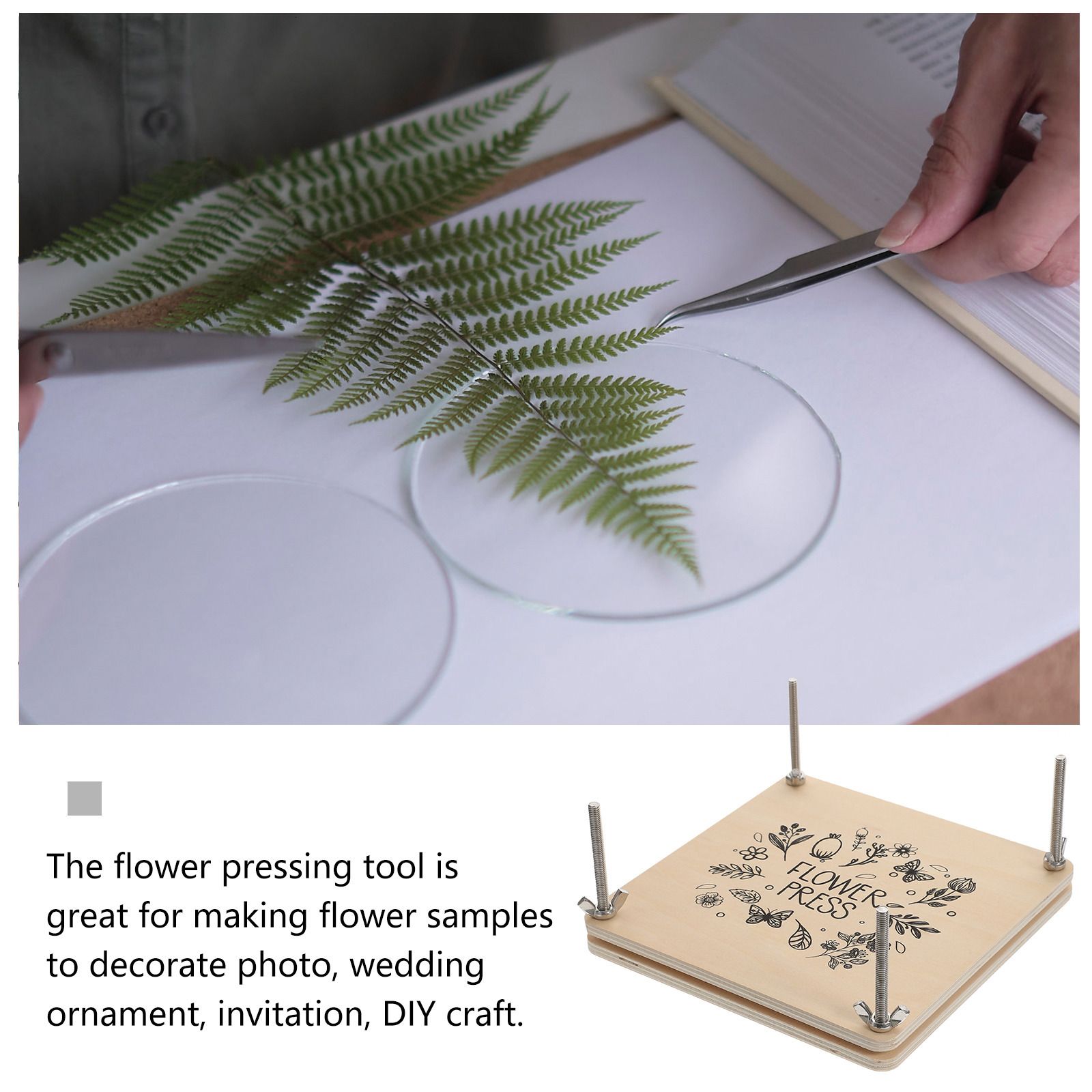 Faux Floral Greenery Press Kit Flower Leaf Pressing Set Specimen Tool  Pressed Nature Wooden Dried Book Drying Preservation Supply Making Diy  Adults 230926 From Xianstore09, $12.05