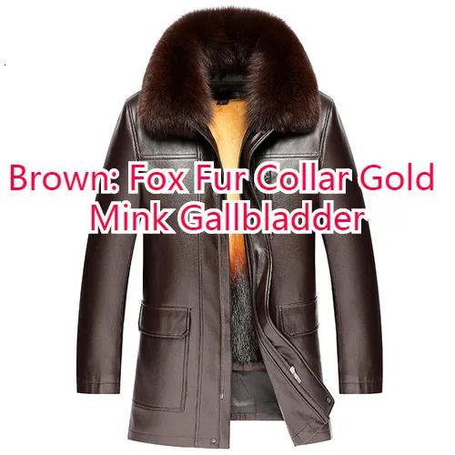 brown fox fur collar