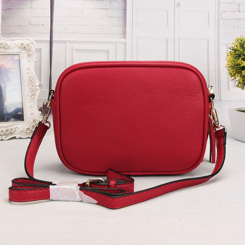 red removable shoulder strap