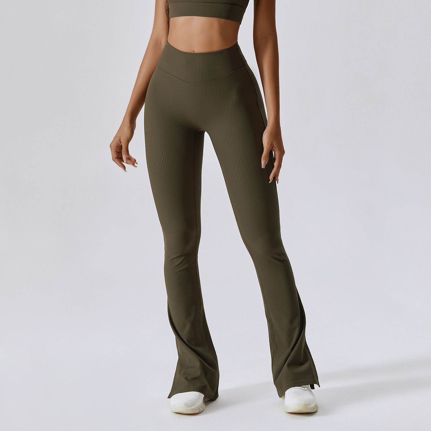 olive green pants