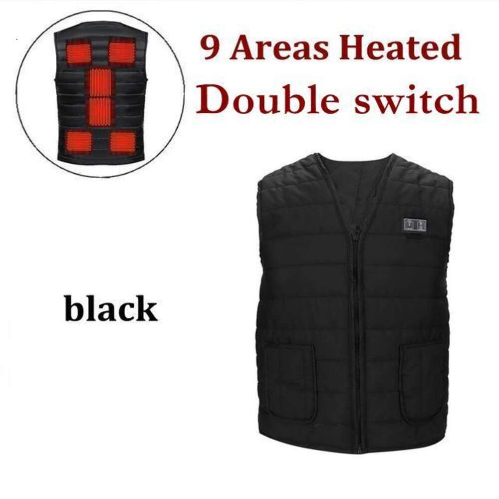 9 areas heated black