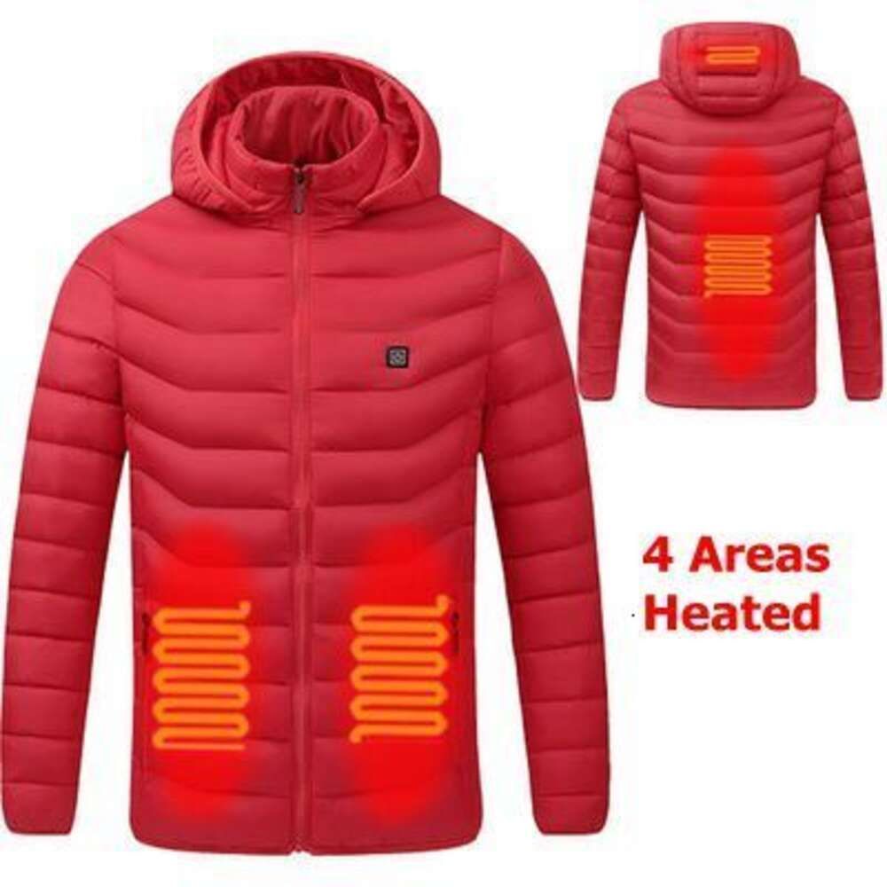 4 areas heated red