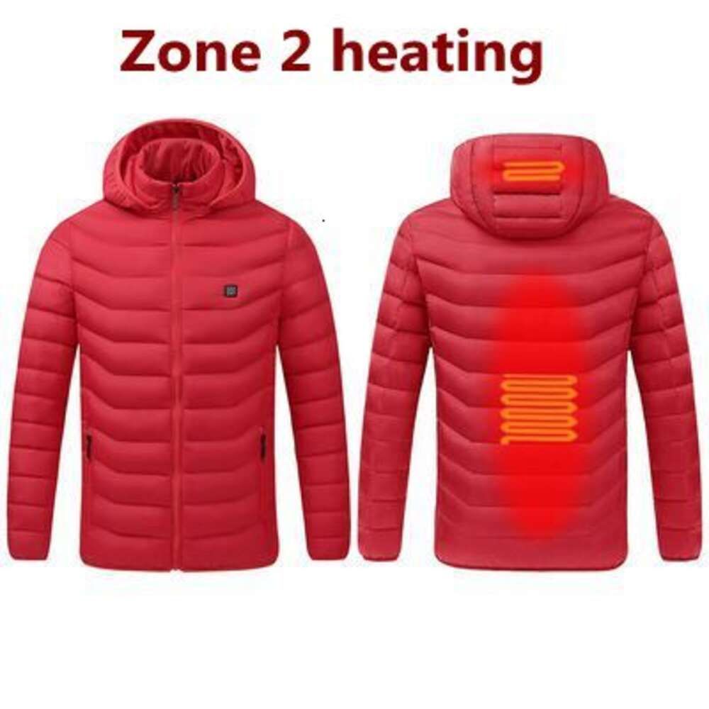 2 areas heated red