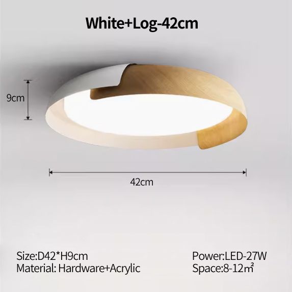 Trikolor przyciemniał biały log-42cm