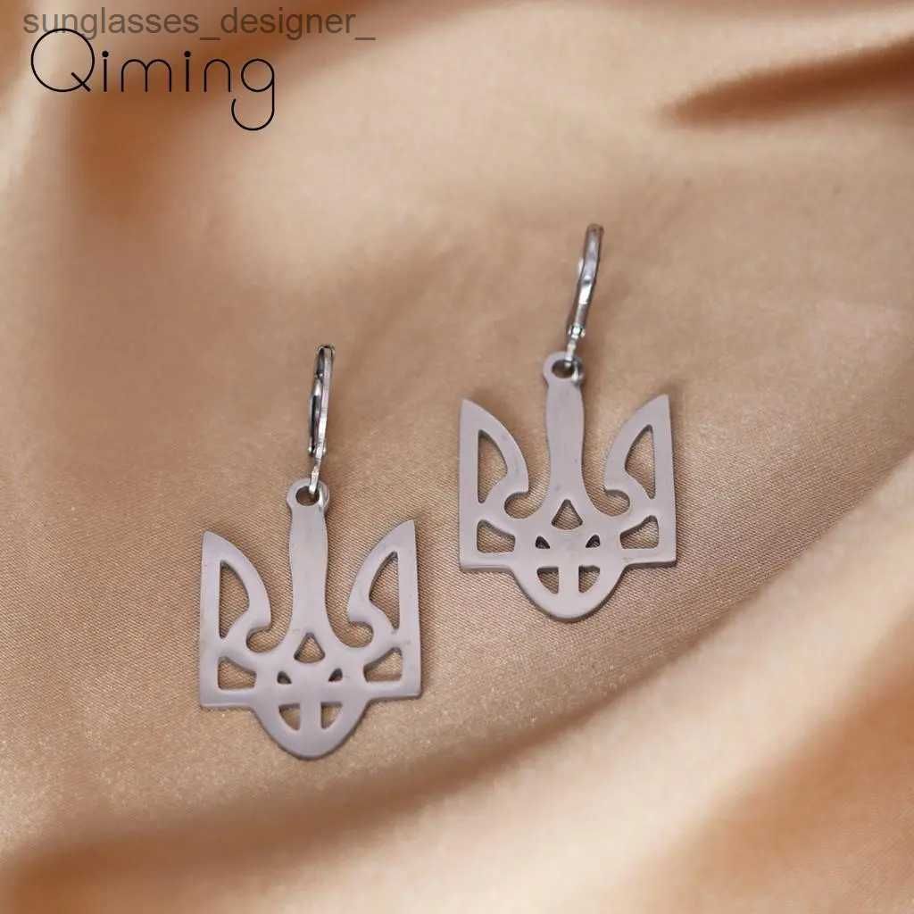 High quality stainless steel Ukrainian National Emblem Pendant