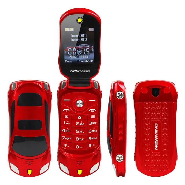 Barn Telefon Red-Atd 16G TF-kort