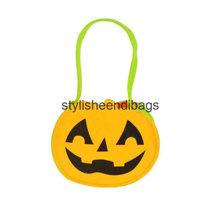 thick flat mouth pumpkin bag