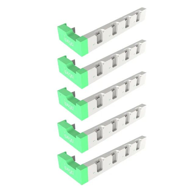 Blanc   vert 5pcs