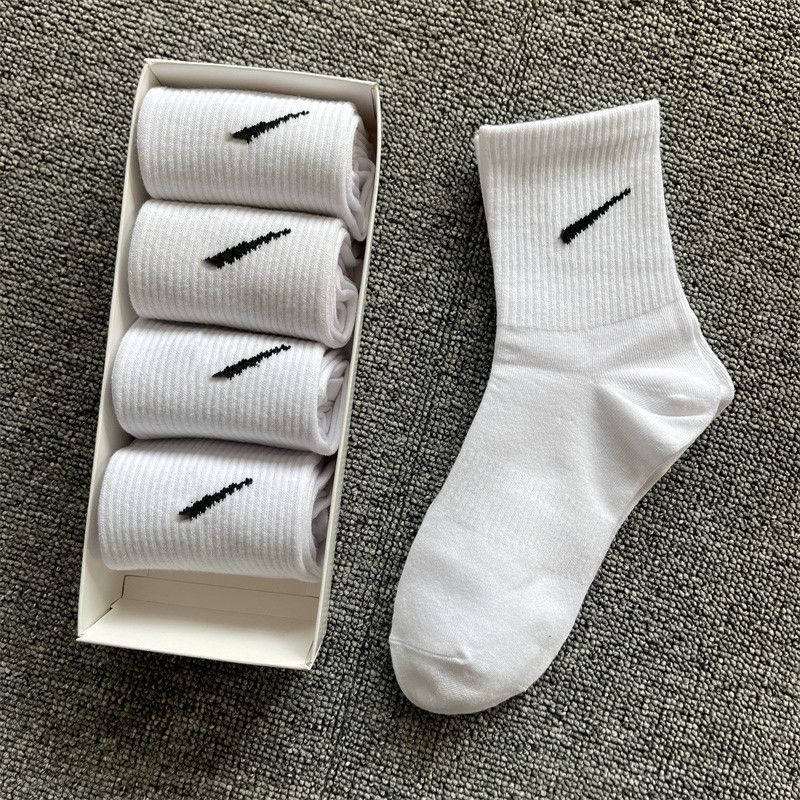 Mid-calf 5 pairs of white