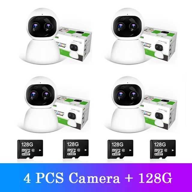 4pcs Camera Add 128g-Eu Plug