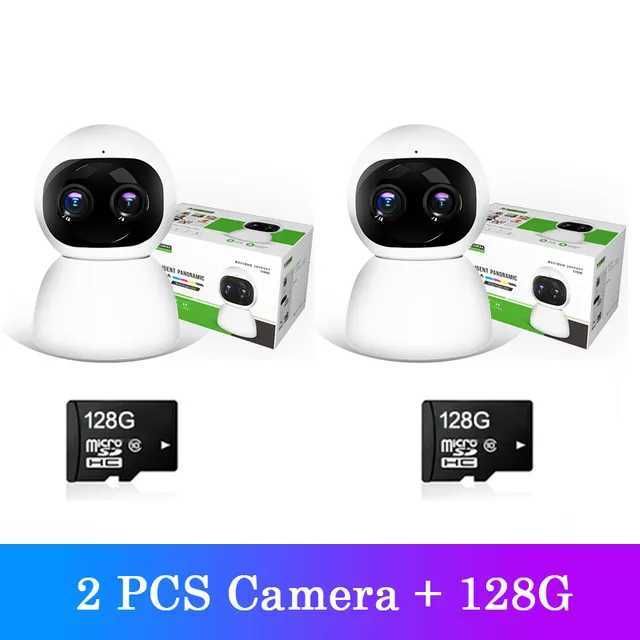 2pcs Camera Add 128g-Eu Plug