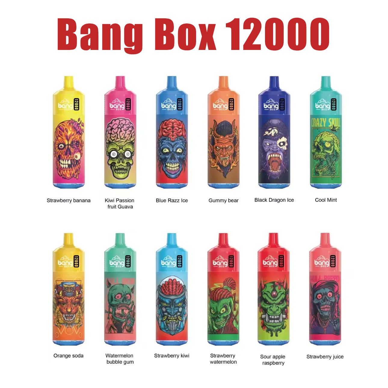 bang box 12K-willekeurige mixkleuren