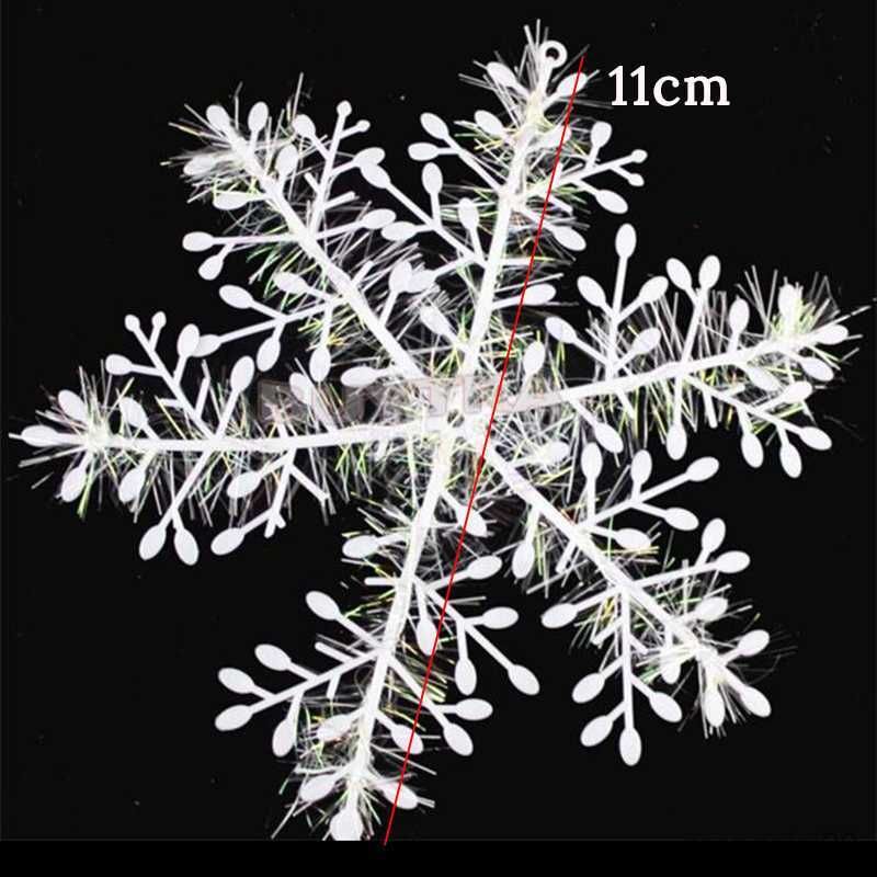 Snowflakes Decorations Tree White Outdoor Xmas 90PCS Christmas