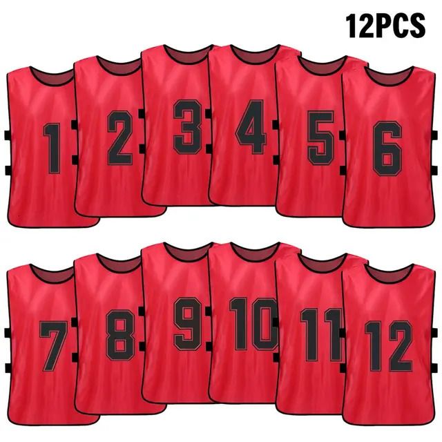 12pcs Red-Adults