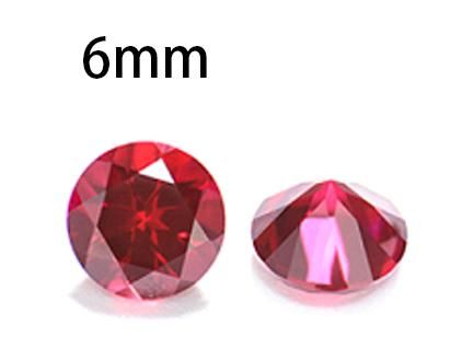 6mm 루비 다이아몬드