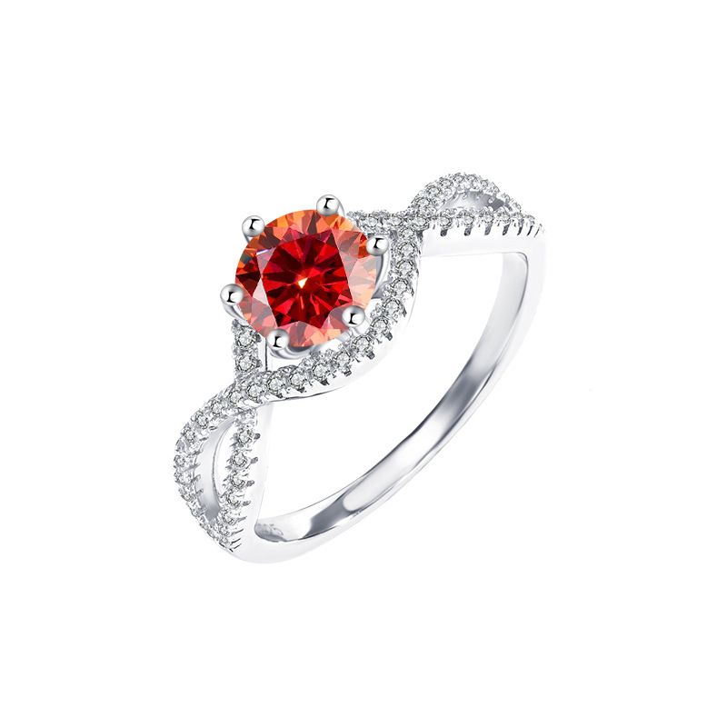 A : Diamant 1 ct/orange