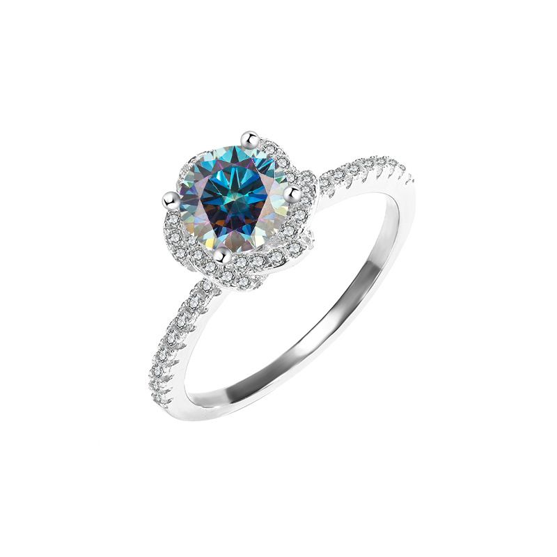 B: diamante de 1 ct/azul