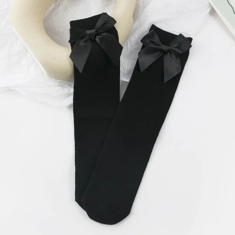 black bow socks