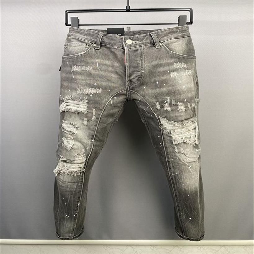 Pantalones Vaqueros Italianos Moda Europea Y Americana