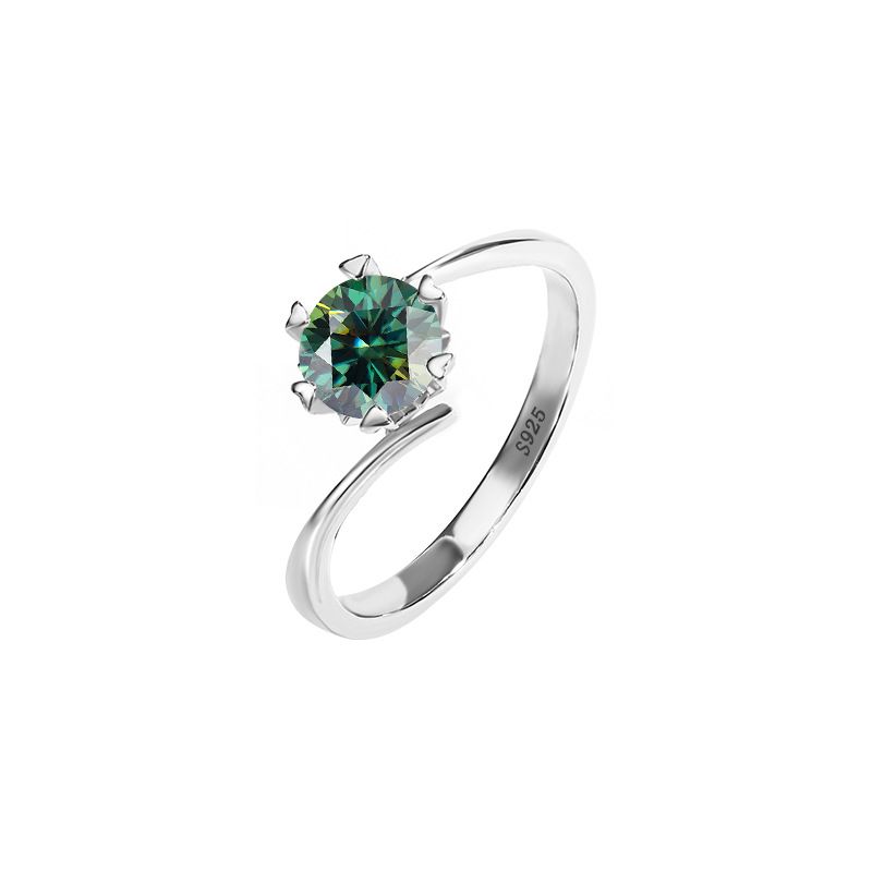 B: diamante de 1 ct/verde