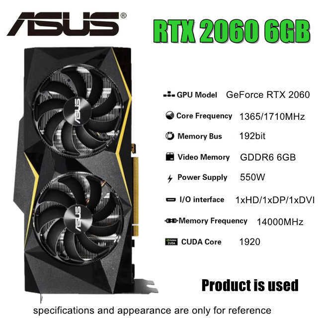 Alternativ: RTX 2060-6 GB