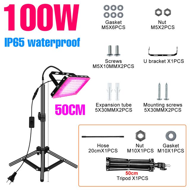 100W-50 cm statief