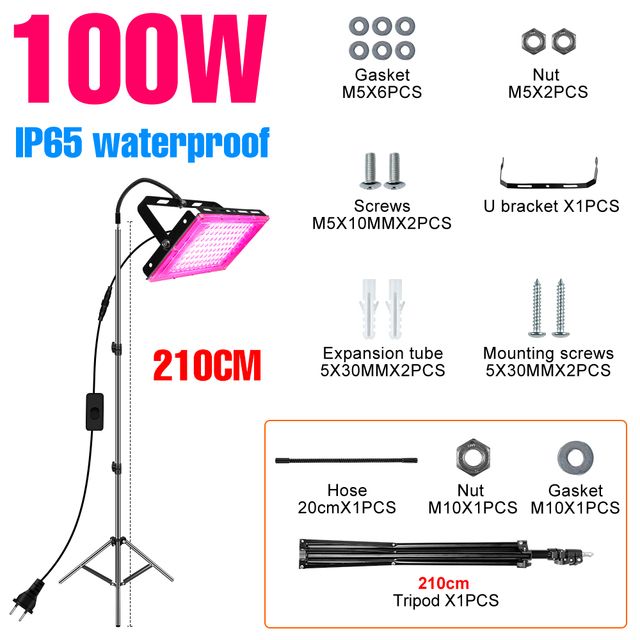 Trépied de 100W-210cm