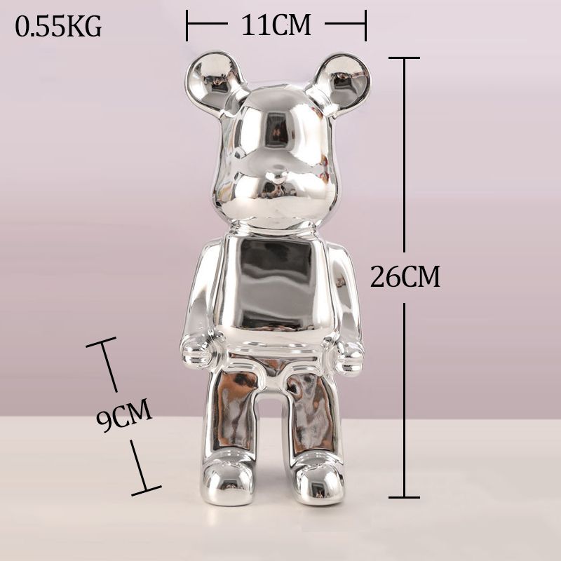 Altura do urso 26 cm a