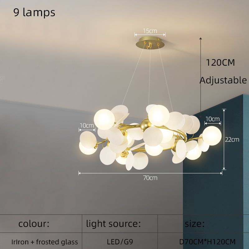 9 lampes blanches blanches 110 V Lumière blanche