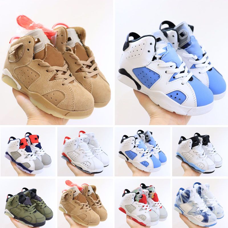 2024 Childrens 6 VI Basketball Shoes Kids 6s Sports Boys Girls Youths Baby  Athletic Sneakers For Sale Size 28 35 From Online_reception, $26.78 |  DHgate.Com