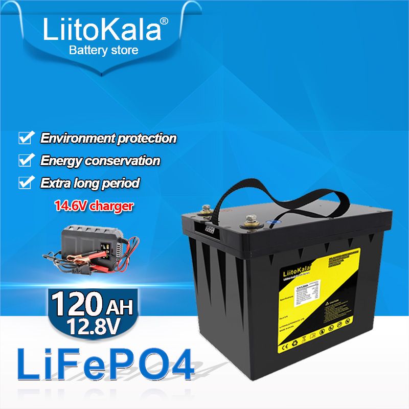 24V 100Ah LiFePO4 Lithium Rechargeable Batteries 120A BMS Solar RV
