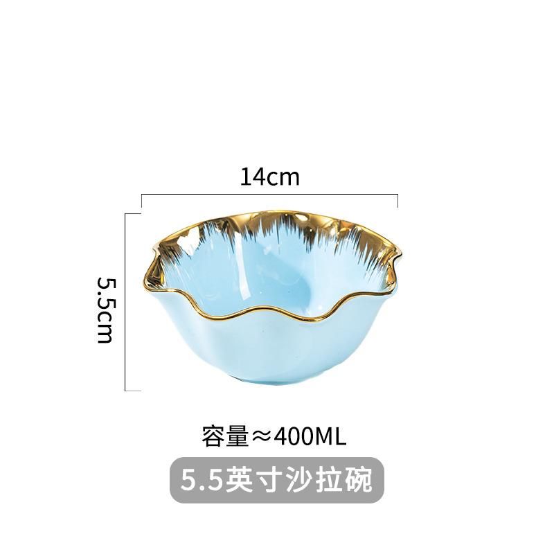 5.5 inch blue bowl