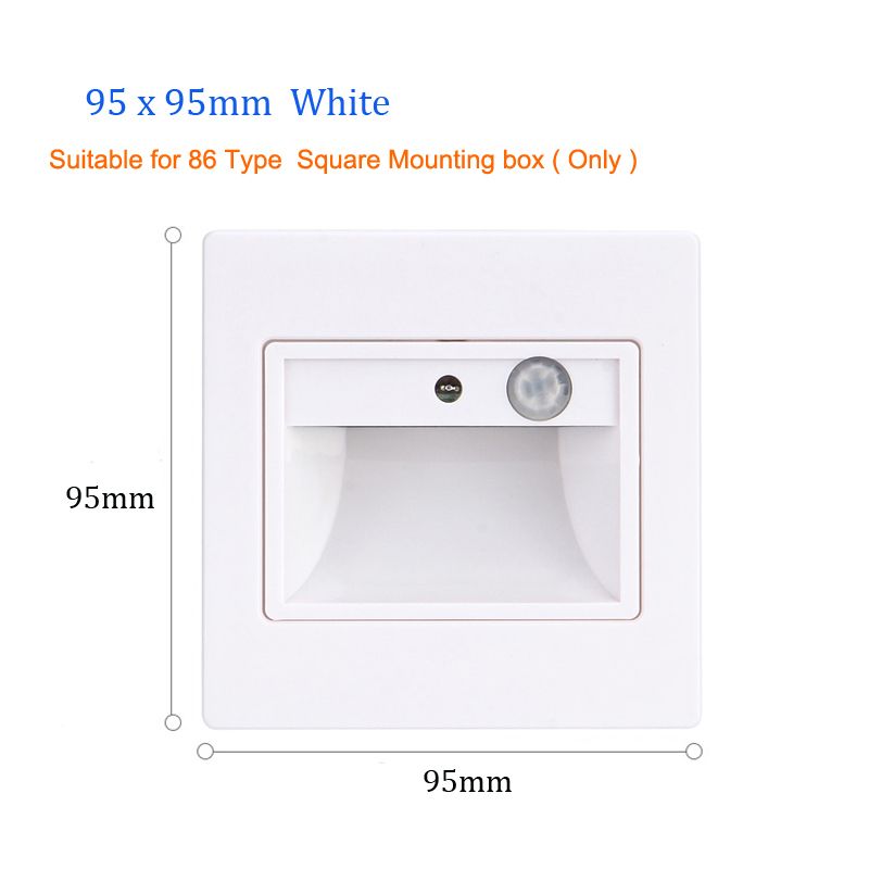 95mm - Vit 1,5W varmt vitt ljus nr