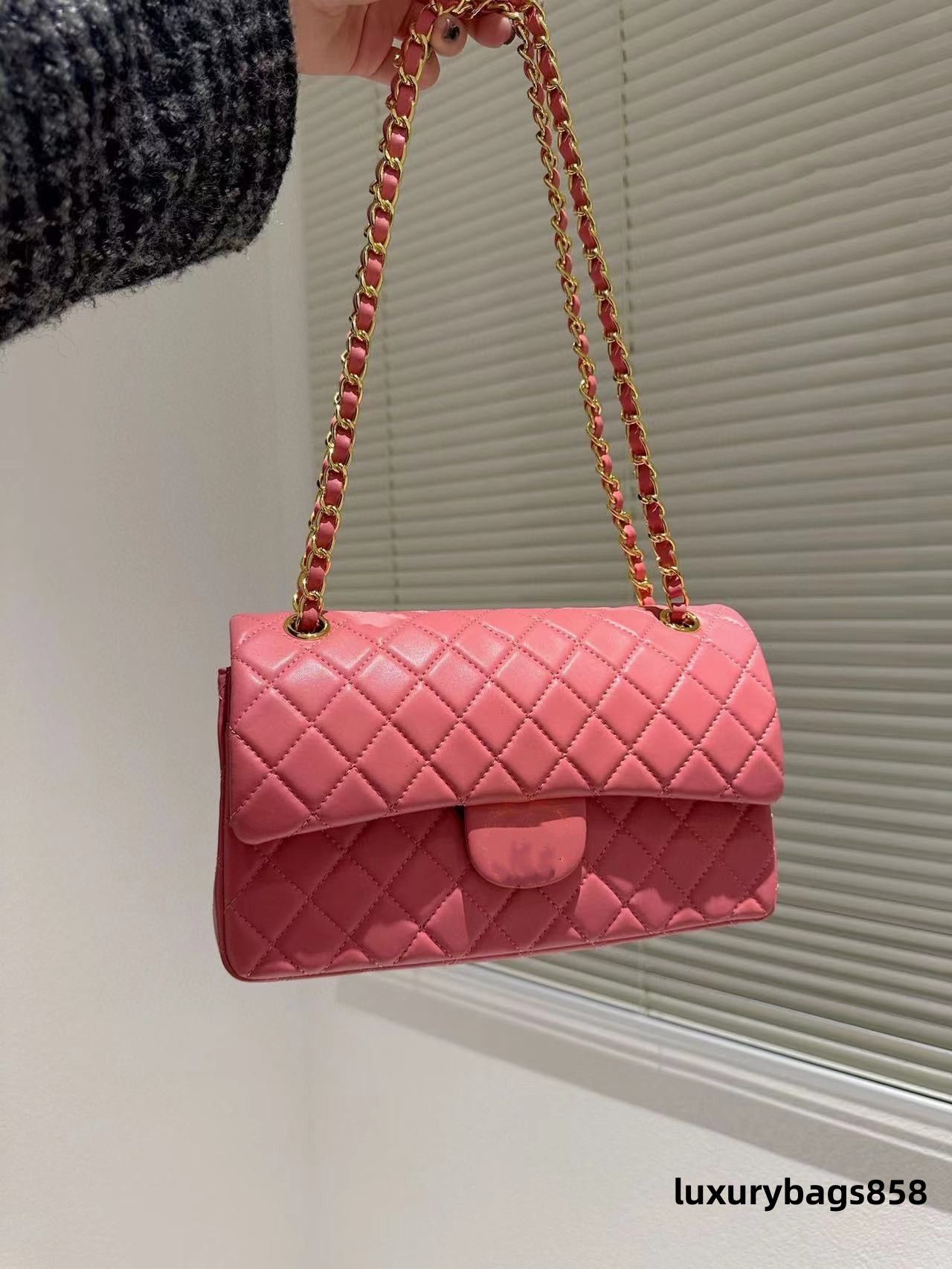 Wholesale Designer Bags Chanelity Chain Bag Plaid Flap 5A CF
