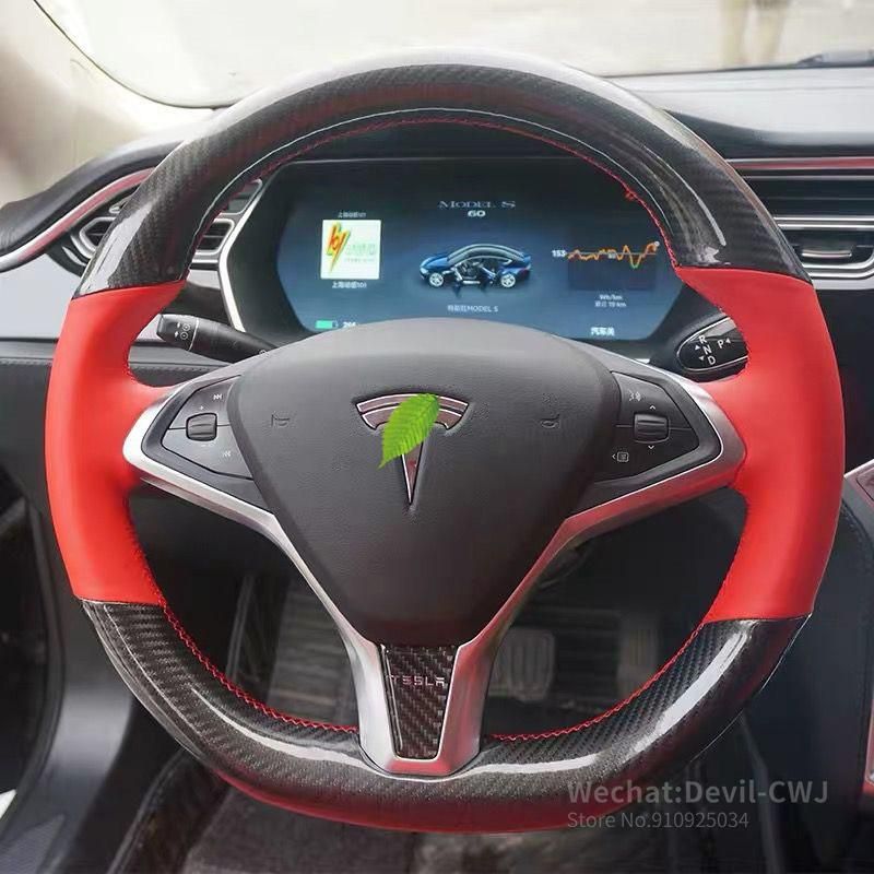 WOMIA Voiture Housse de Volant, pour Tesla Model S Anti-Dérapant